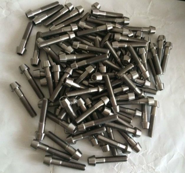 Titanium Alloy Bolts 6al4V Grade5 Hexagon Socket Tapered Head Cap Screws