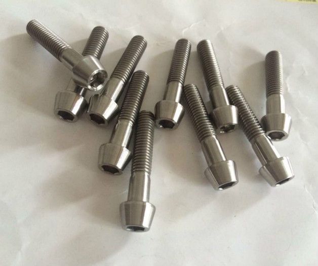 Titanium Alloy Bolts 6al4V Grade5 Hexagon Socket Tapered Head Cap Screws