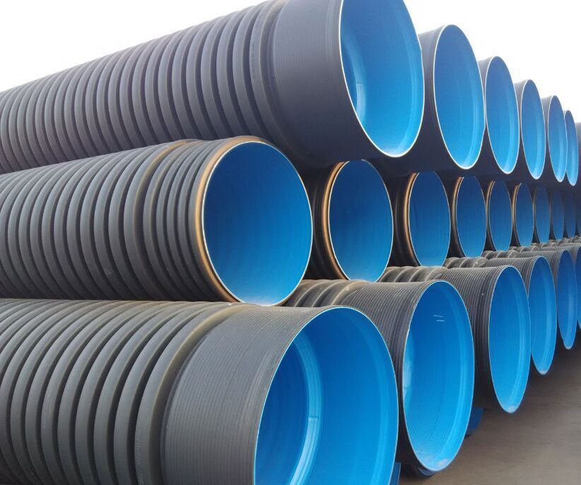 HDPE Double-wall corrugated pipe for water drainage DWC underground pipe Size 200mm to 800mm