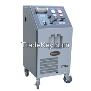 Manual Cost-effective refrigerant recovery machine ac service station with no after sales problem