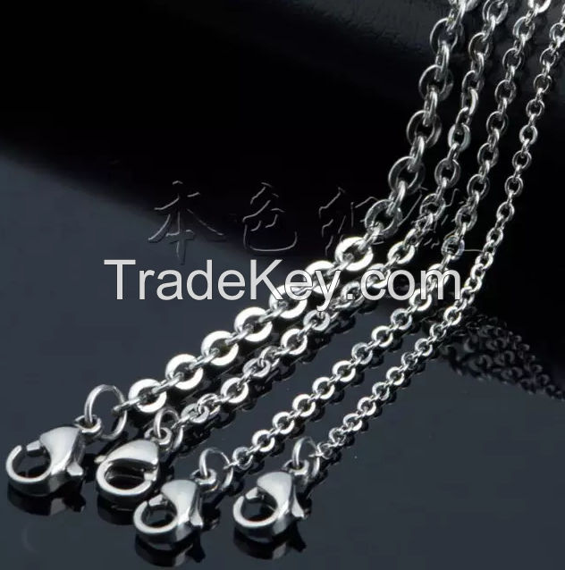 stainless steel jewelry chain necklace