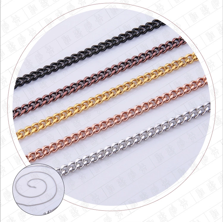 stainless steel jewelry chain necklace