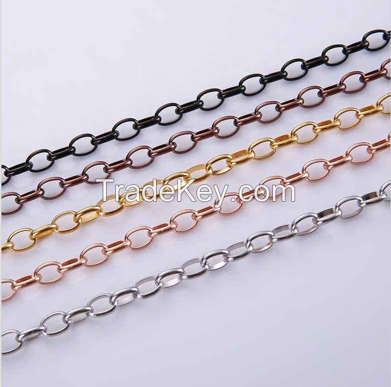 stainless steel jewelry chain necklace 