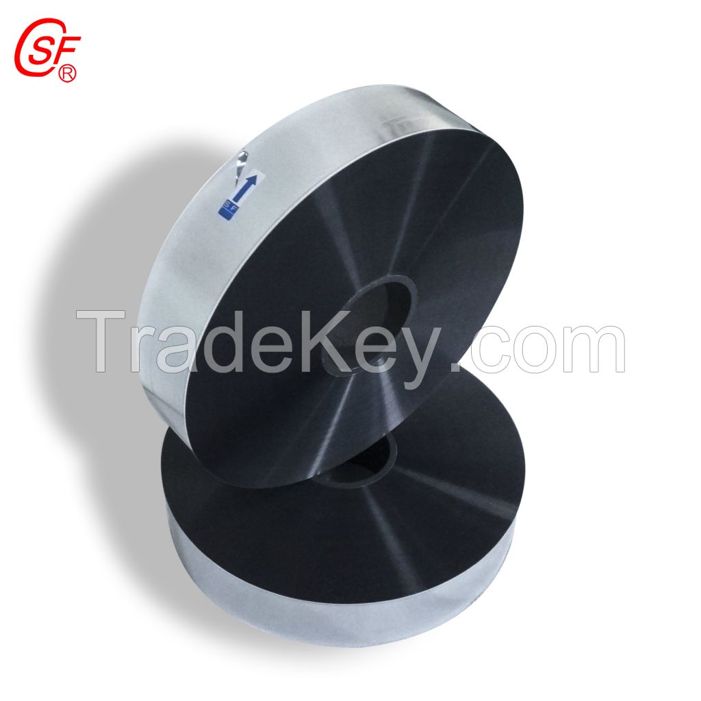 heavy edge single or middle margin MPET film for cbb capacitor use