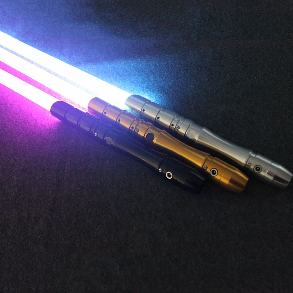 STARWAR Cosplay Lightsaber with Light Sound Led Red Green Blue Saber laser Metal Sword Toys Birthday  kid Gifts Game
