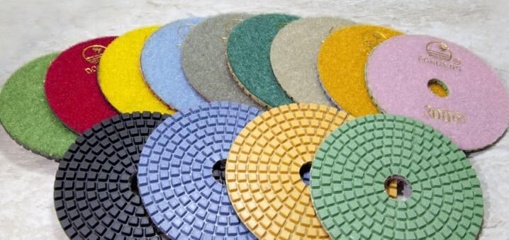 7 Step Diamond Wet Polishing Pads for Marble, Granite 