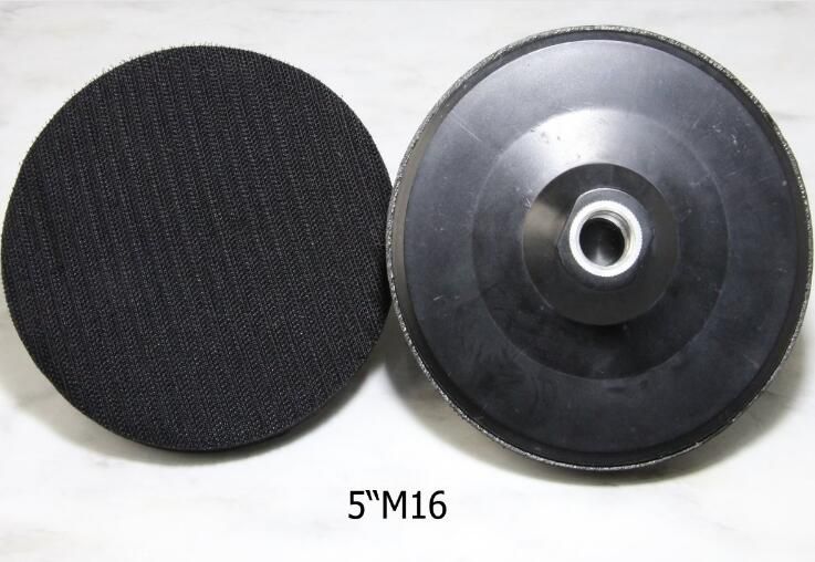 4 Inch Rubber Backer Pad with Thread 5/8-11 M14 Angle Grinder Polisher Polishing Machine