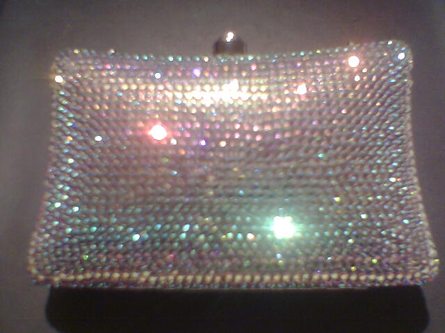 Real Crystal Handbag/ Purse