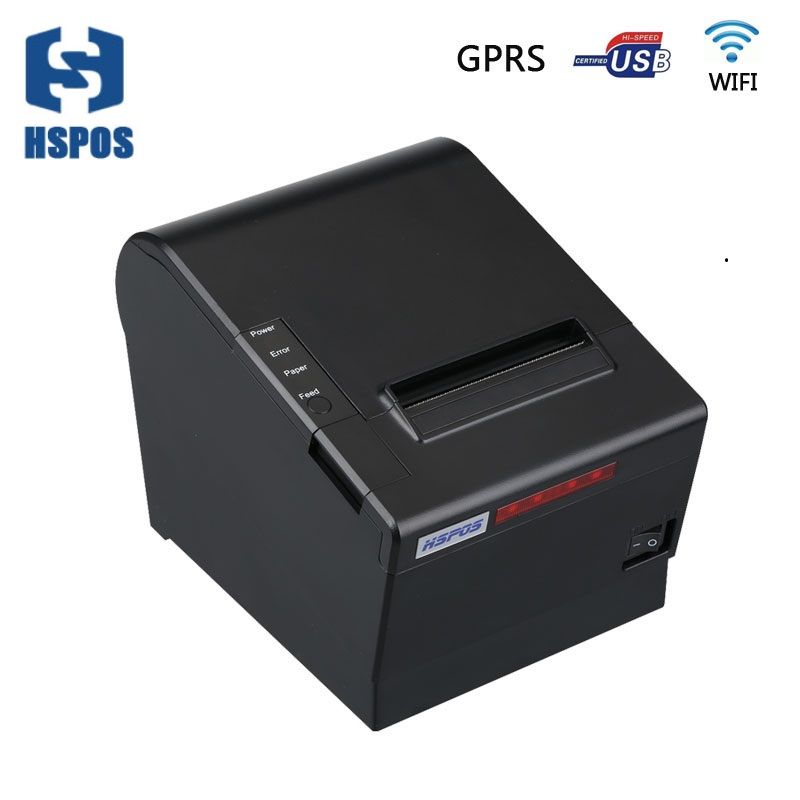 Custom Ali cloud thermal printer 250mm/s high speed LAN port thermal android wifi receipt printer not google HS-C80ULW
