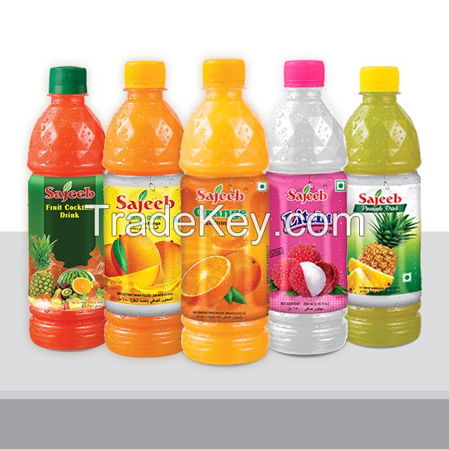 Sajeeb Fruit Drinks (Mango, Orange, Mixed Fruit, Pineapple, Litchi, Apple, Guava, Pomegranate, Tamarind) 250, 500, 1000 ml