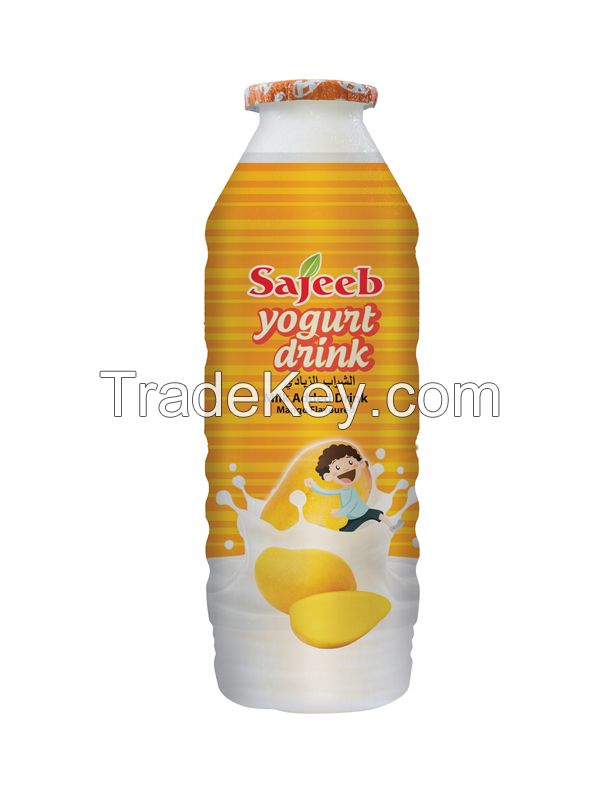 Sajeeb Yogurt Drink (Yogurt, Strawberry, Mango and Banana Flavor) 175 ml