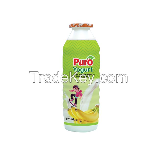 Puro Yogurt Drink (Yogurt, Strawberry, Mango and Banana Flavor) 175 ml