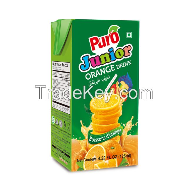 Puro Fruit Drinks (Mango, Orange, Mixed Fruit and Pineapple) 125 ml