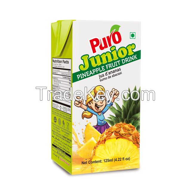 Puro Fruit Drinks (Mango, Orange, Mixed Fruit and Pineapple) 125 ml