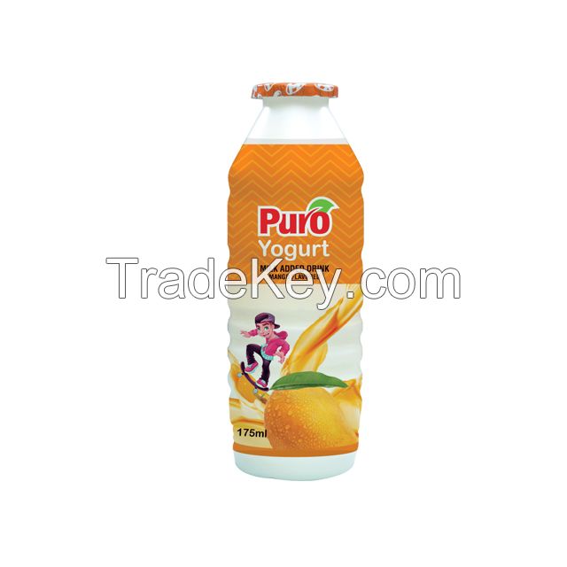 Puro Yogurt Drink (Yogurt, Strawberry, Mango and Banana Flavor) 175 ml