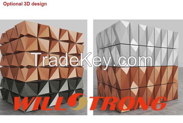 High Quality En13501 Certification 3d Wall Panel Acp Aluminum Composite Panel Building Material