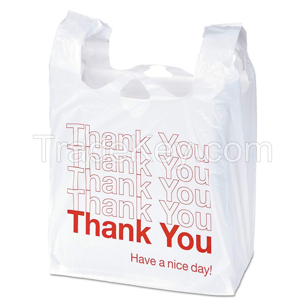 Plastic T-shirt Bags (HDPE bags/LDPE bags)