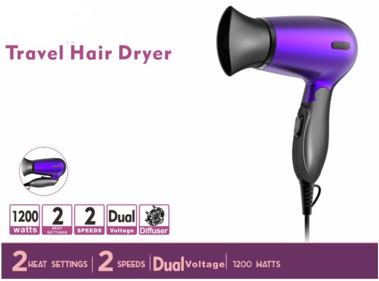 Best selling mini travel Dual Voltage hair dryer