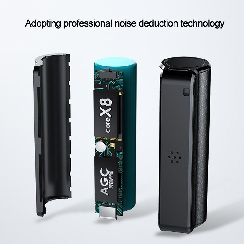 Digital Voice Recorder 8GB Voice Activated Recorder with 500 Hrs Working Time and Strong Magnetic for Lectures