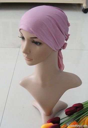 Colorful women chemo hair loss headwear