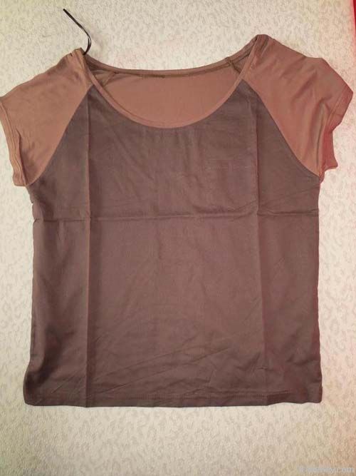 Breathable eco-friendly short sleeves small order accepted bamboo t-sh