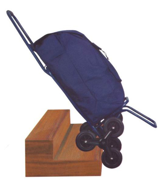 Folding shopping trolley with bag-2036