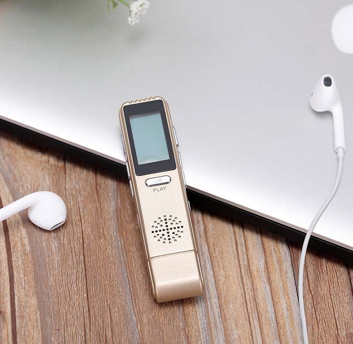 Portable Handheld USB Flash Drive Digital Mini Voice Recorder Activated with MP3 Playback