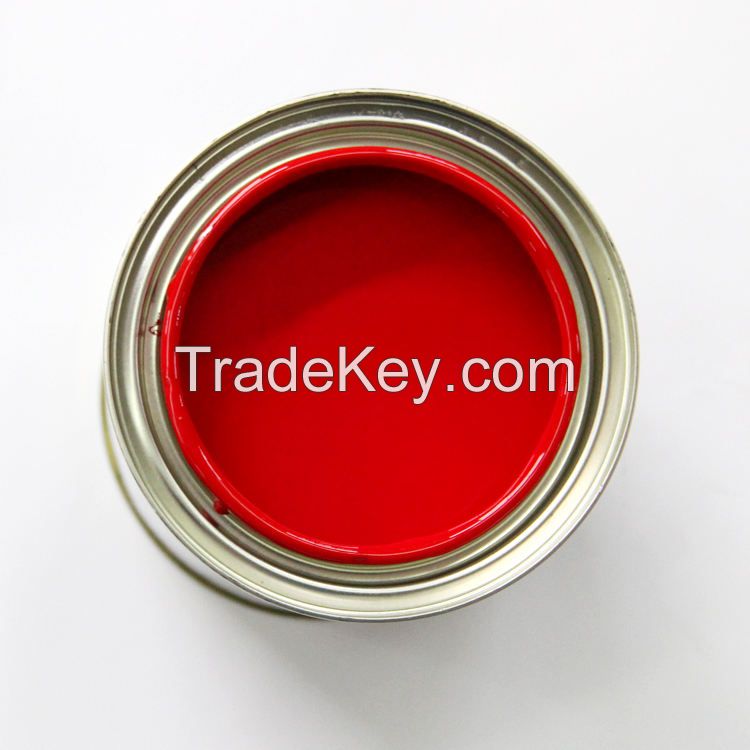 Factory Wholesale Red 2K Painting Acrylic Auto Refinish Paint Coating Car Paint Automotive Paint