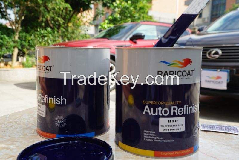 Esay Sanding 2k Mixing Clear Coat High Gloss With Fast Dry Hardener Automotive Paint Accurate Color Match Competitive Price