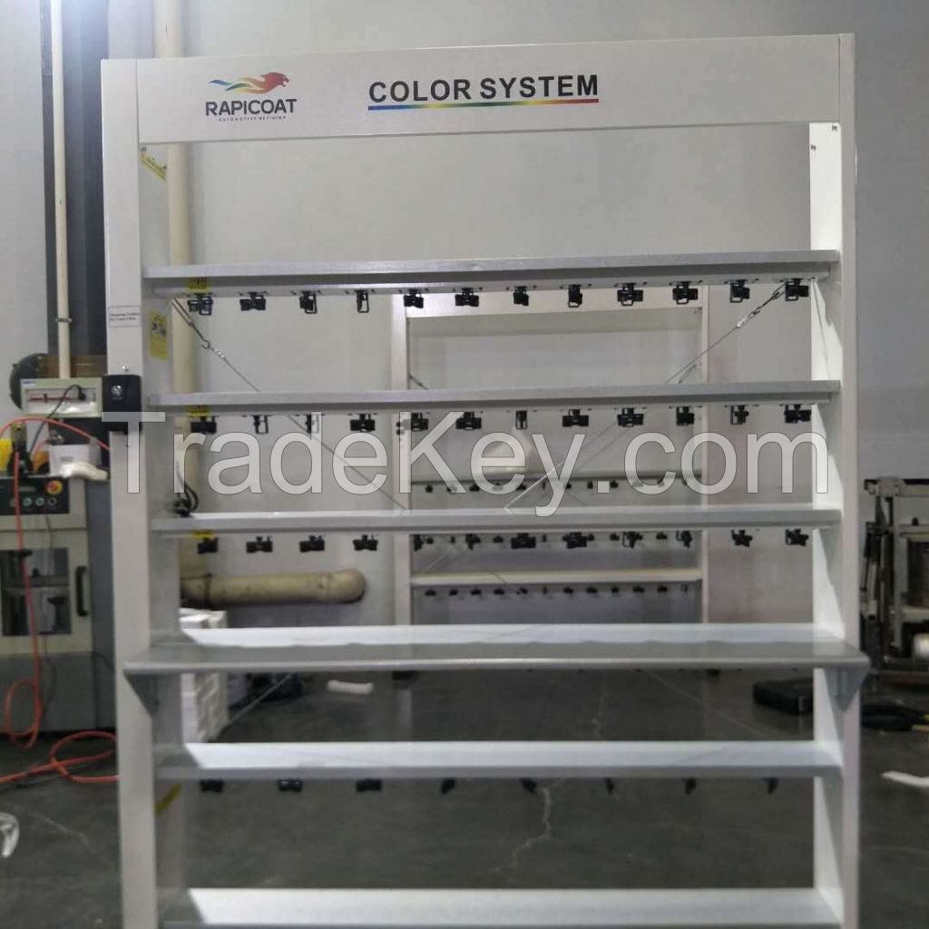56 heads 1L 4L car workshop equipment paint mixing machine for spray tinting rack for automobile paint