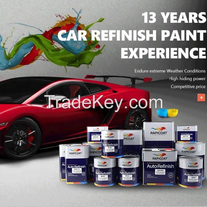 Wide compatibility and excellent stability good hiding power strong adhesion and shining colors 1K base coat car coating