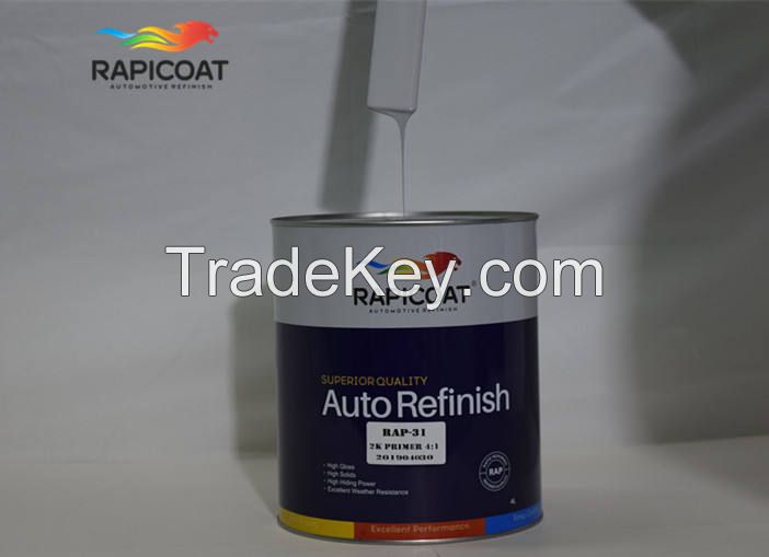 Excellent filling performance good covering ability 2K Primer Surfacer epoxy polyester putty good isolation function