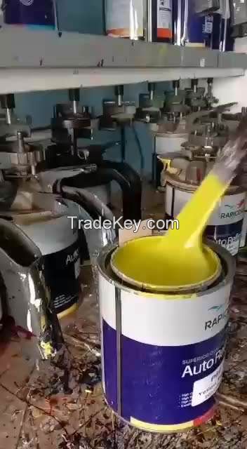 liquid coating High Quality Excellent Glos1k basecoat scarlet colou fine green yellow pearl car paint chemical resistant coating