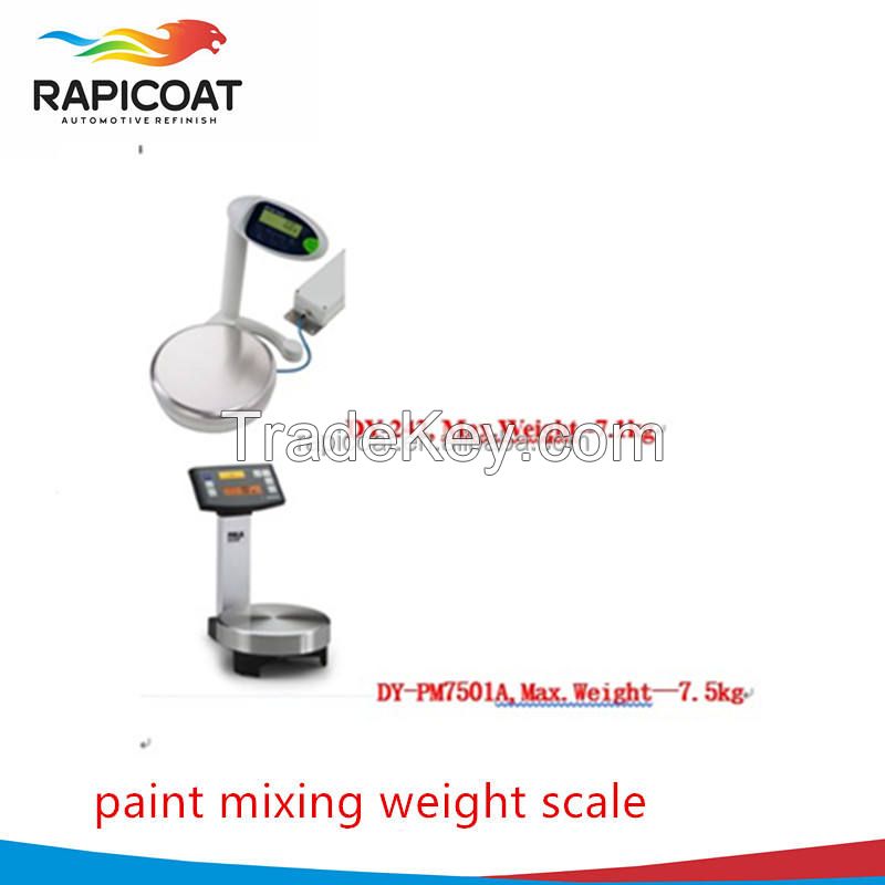 High precision &amp; fast response large LCD white sprecison Electronic paint weighing scale for auto refinish weight mixing