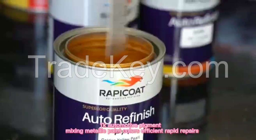 guangzhou located china 1k automotive pigment mixing metallic paint colors efficient rapid repairs full system supplier