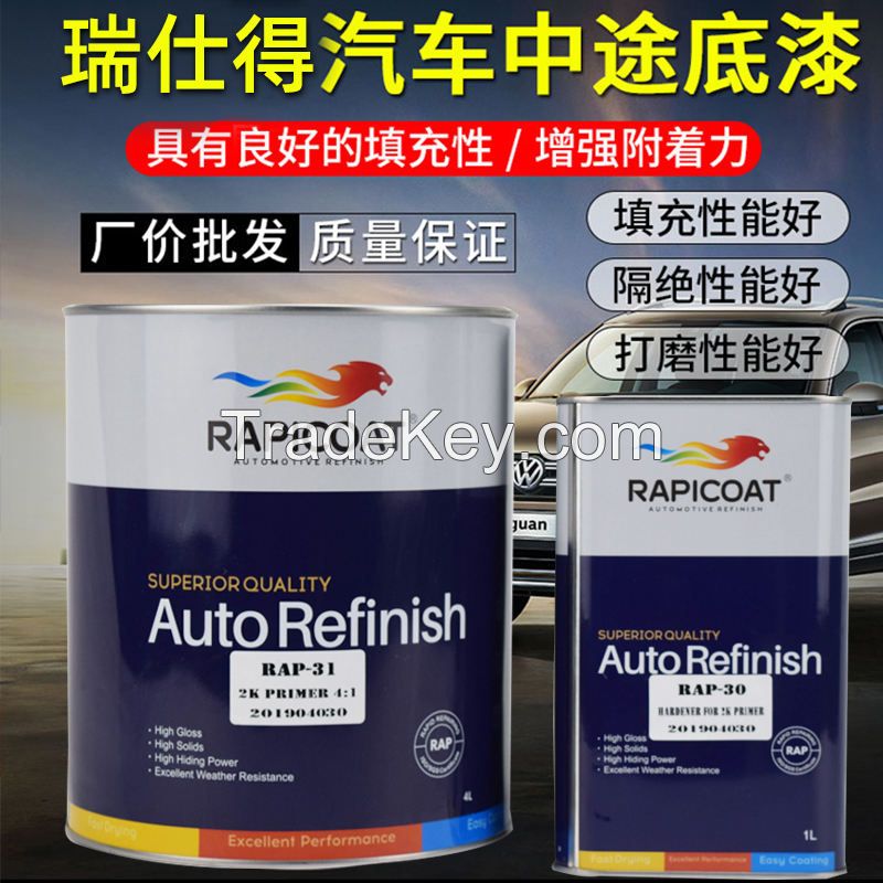 Excellent Solvent Resistance Superlative Adhesion 2K Primer Super Fast Drying and Easy to Polish