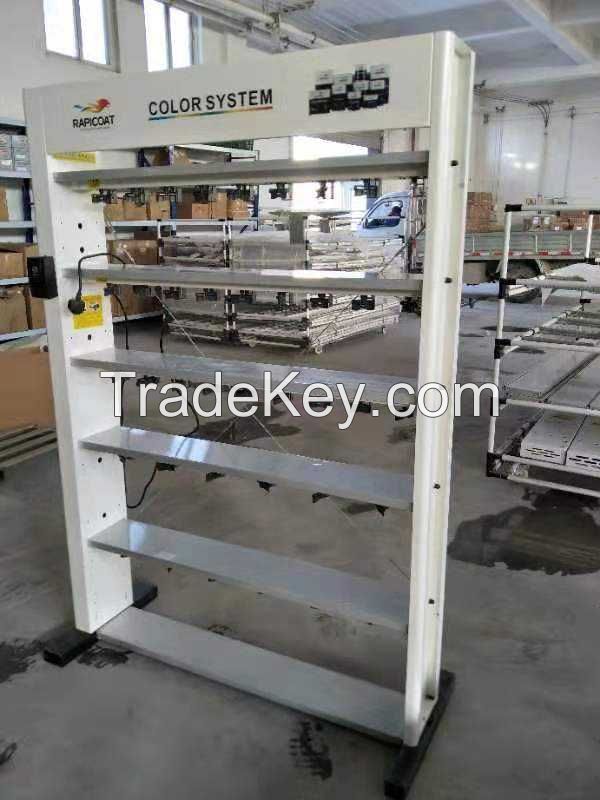 56 heads 1L 4L car workshop equipment paint mixing machine for spray tinting rack for automobile paint