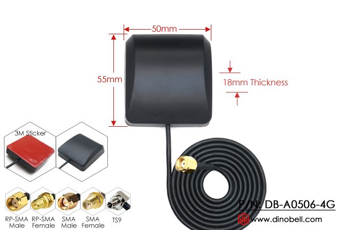 5dBi LTE 4G Adhesive Mount Antenna DB-A0506-4G