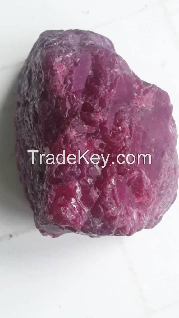 Rough Ruby Gemstone