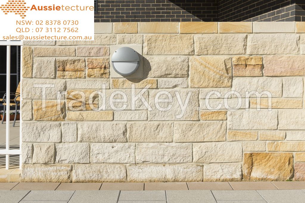 Natural stone wall cladding - Australian sandstone for interior and exterior walls