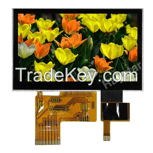 PCAP Wide View TFT LCD Display 4.3&quot;