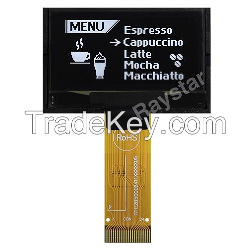 1.54&quot; OLED Display Module 128x64 - Raystar Optronics