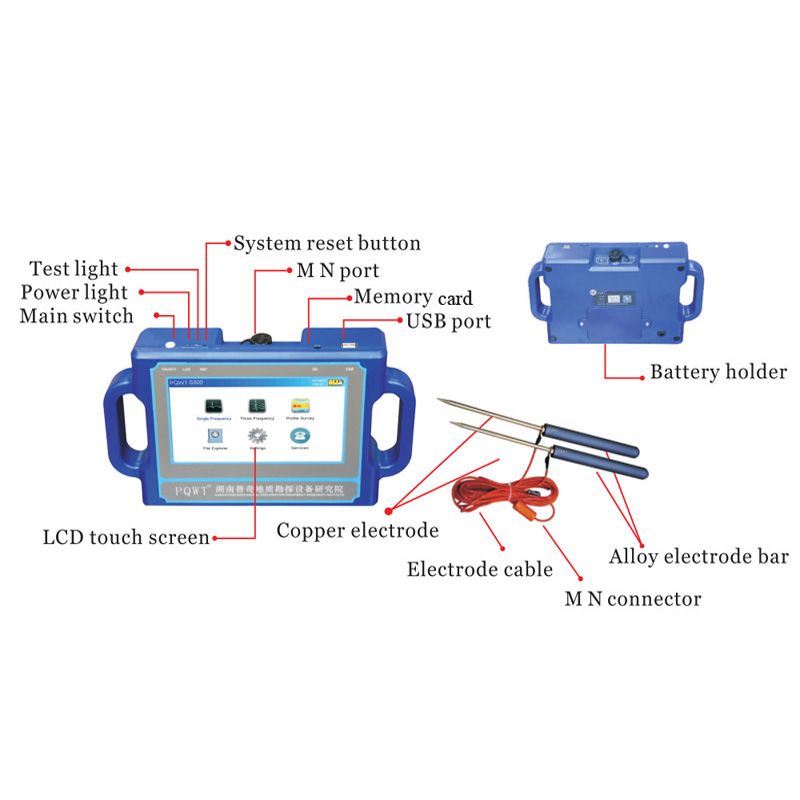 PQWT-S500 Multi-functional Water Detection With 100m/150m /300m/500m