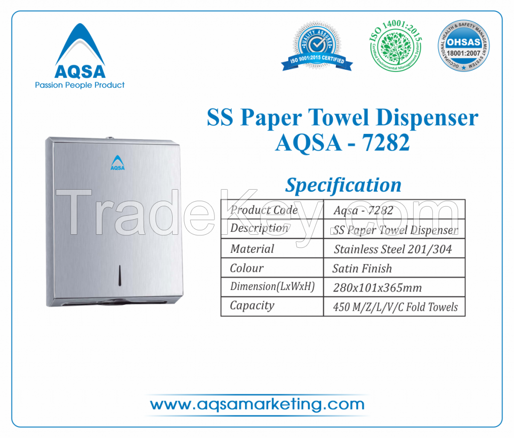 SS Paper Towel Dispenser 