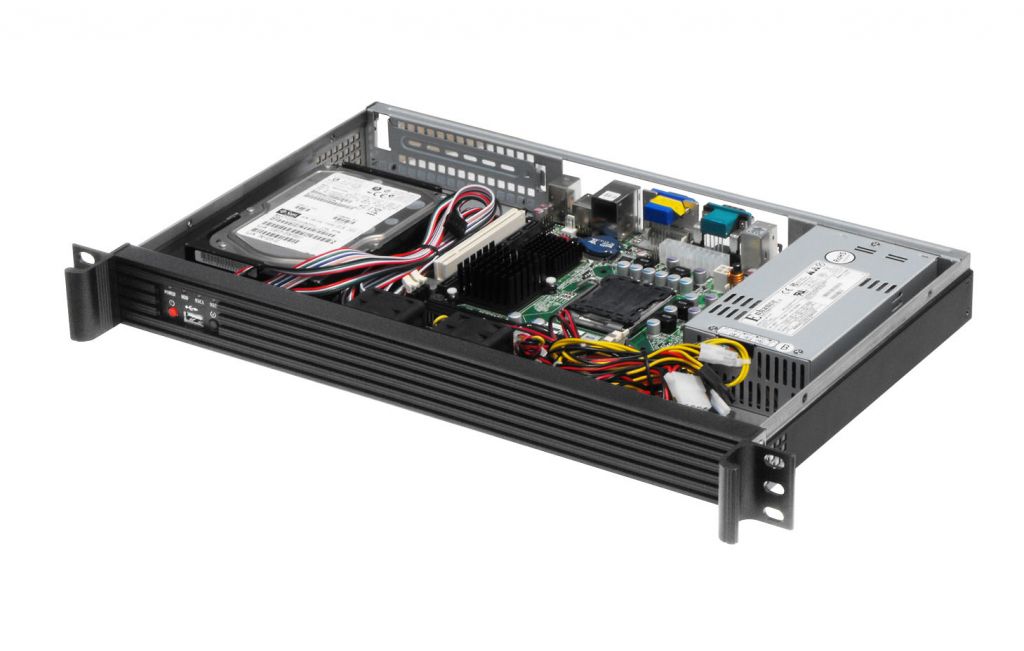 1U Server case Support Mini-ITX Mainboard