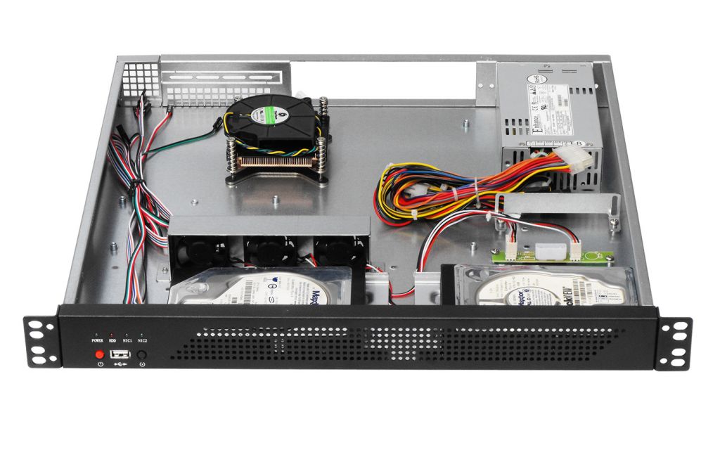 1U Server Chassis Server case  ATX 12"Ã—9.6" Max.