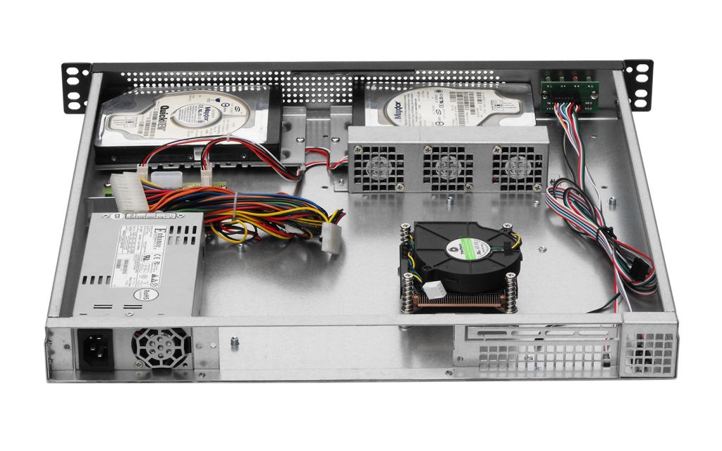 1U Server Chassis Server case  ATX 12"Ã—9.6" Max.