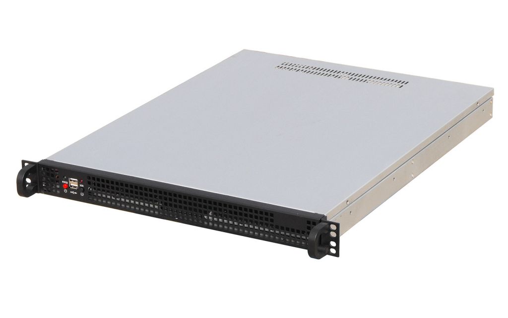 1U Server Chassis Server case 4 standard 3.5" HDD or 8 x 2.5" HDD/SSD.