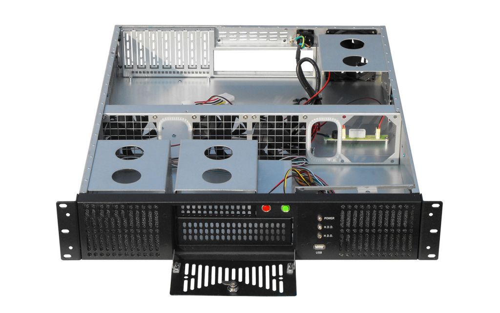 2u Server Case Chassis,1.0mm Sgcc Zinc-coated Steel Srorage,monitoring,indusreial And Telecommunication Etc