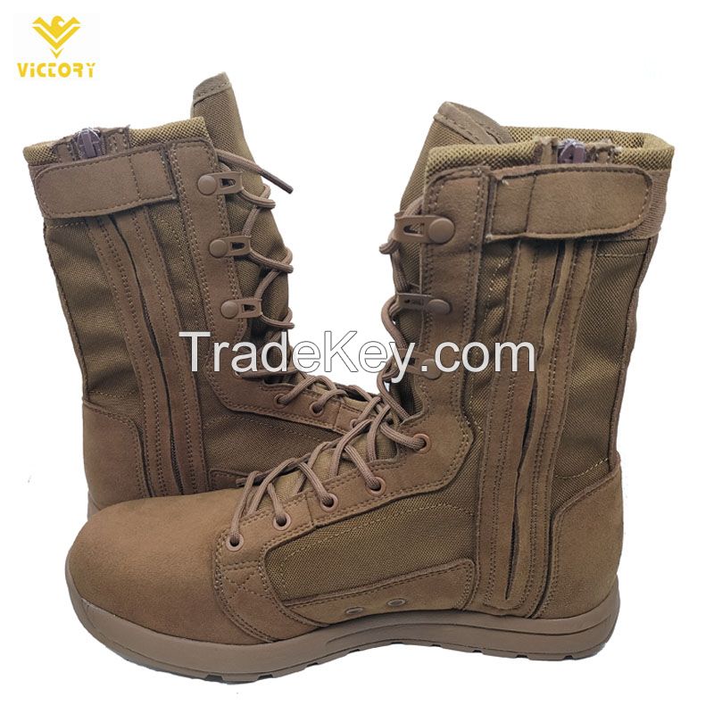 China wholesale men military & tactical boots, 9 inch army hiking work shoes boots exporter